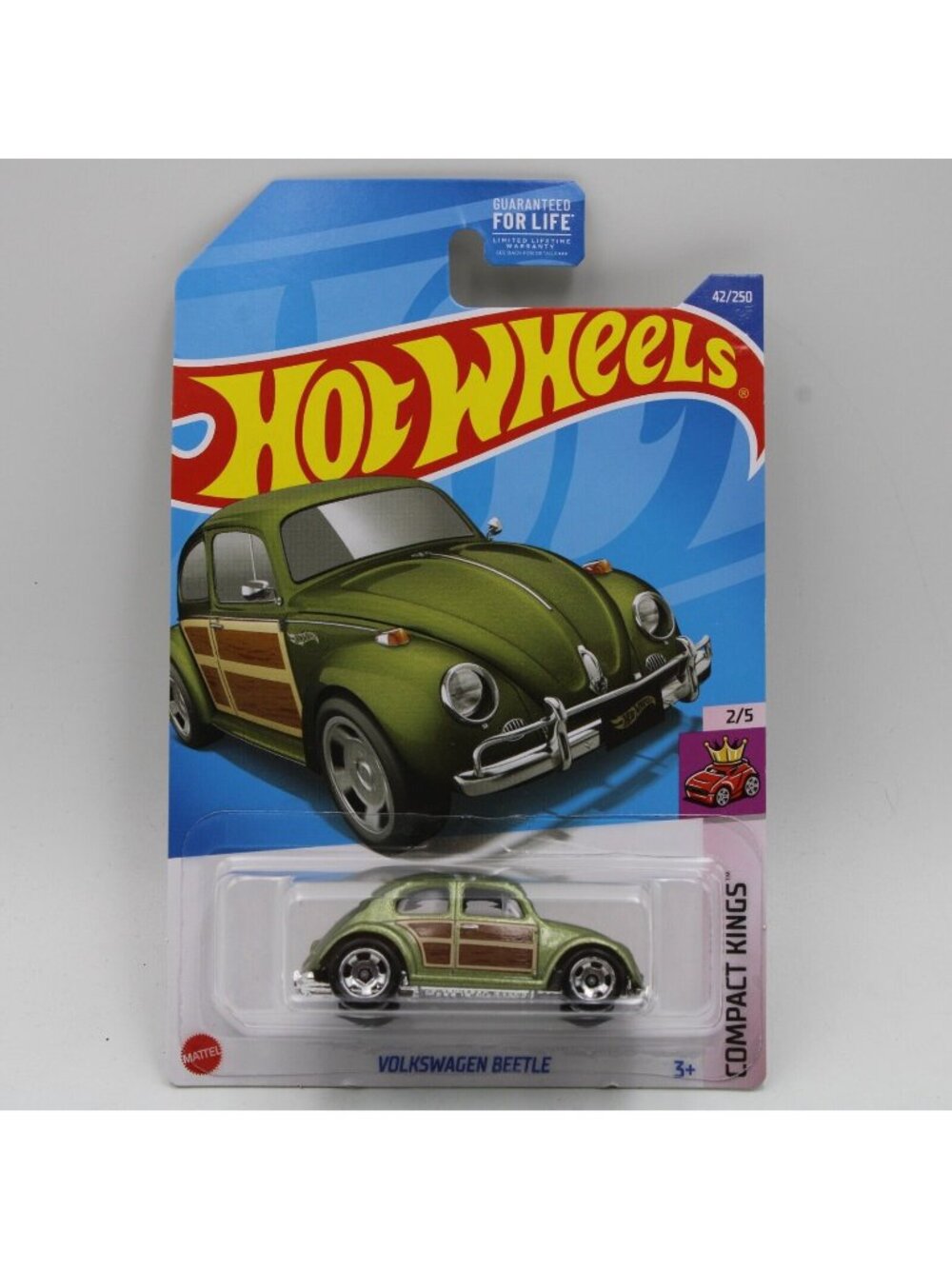 Hot Wheels Volkswagen Beetle Green 2022 Compact Kings 2/5 42/250